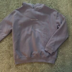 PURPLE WHITE FOX SWEATSHIRT HOODIE BRAND NEW GREAT CONDITION